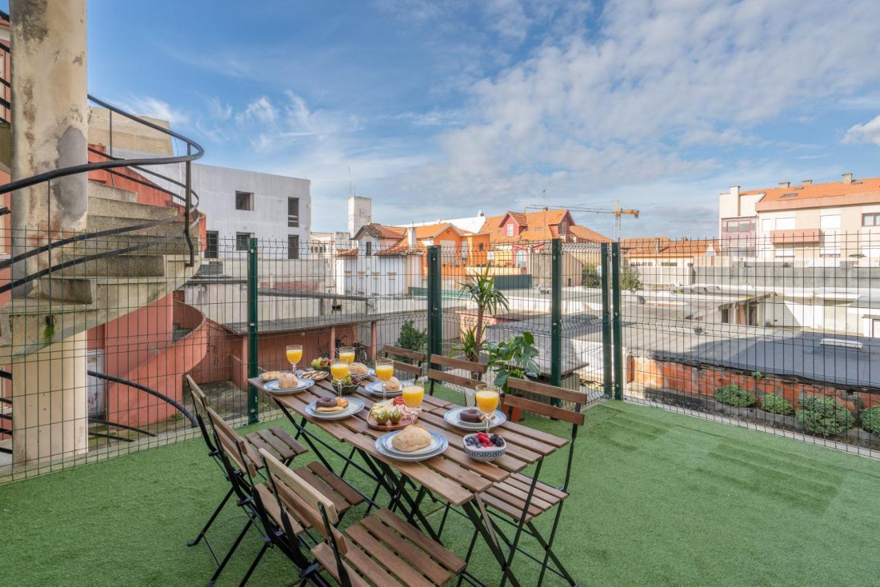 Host Wise - Spacious Fresh Flat W Terrace - Near Sea Espinho  Exteriör bild
