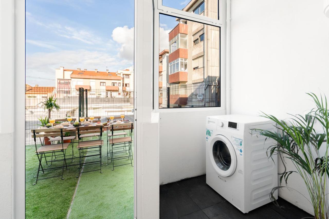 Host Wise - Spacious Fresh Flat W Terrace - Near Sea Espinho  Exteriör bild